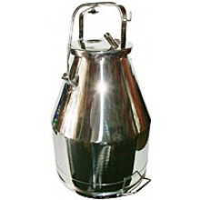 3 Gallon Stainless Steel Bucket and Lid, One ot Two Goat