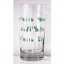 Goat Milk Glass and Set of Six Glasses