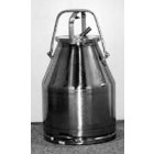 7 Gallon Stainless Steel Bucket and Lid, One or Two Goat Style
