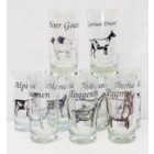 Goat Glasses, Set of Six