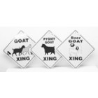 Goat Crossing Signs