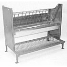 8 Foot Fenceline Feeder with Galvanized or Poly Pan