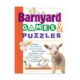 Barnyard Games & Puzzles by Helene Hovanec & Patrick Merrell