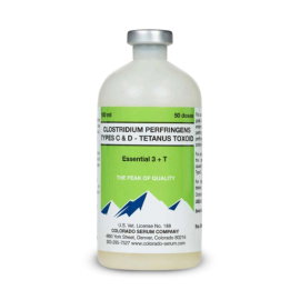 Clostridium Perfringens Type C & D - Tetanus Toxoid, 100 ml. Bottle