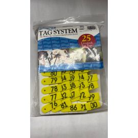 75-100 All flex Yellow tags