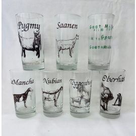 Old style Goat Glasses, 12oz