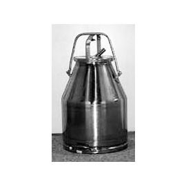 7 Gallon Stainless Steel Bucket and Lid, One or Two Goat Style