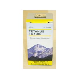 Tetanus Toxoid, 10 ml. vial