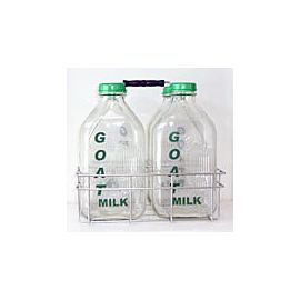 Milk Bottle Carrier with Four Milk Bottles