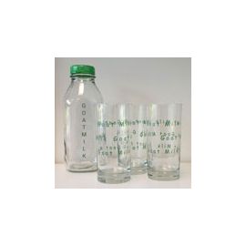 1 Quart Glass Milk Bottle With Lid